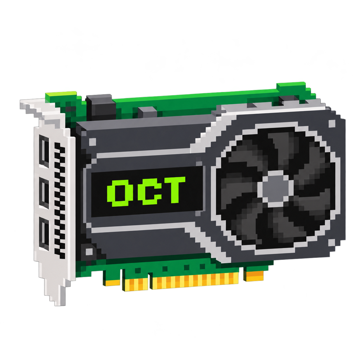 OCT pixel graphics card